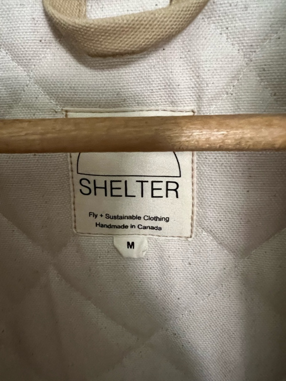Shelter Milo Quilted Jacket in Honey - Picture 4 of 8